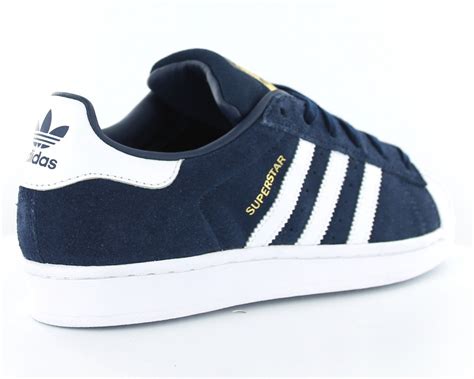 adidas superstar dames suede blauw